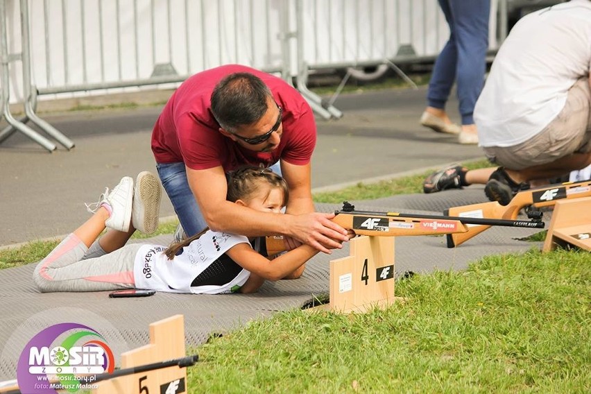 "Biathlon dla każdego" w żorskim Parku Cegielnia