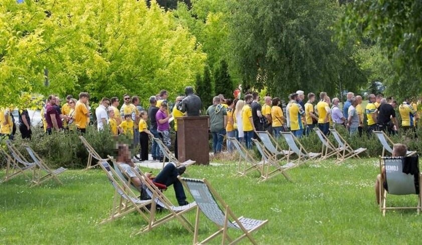 Po meczu ze "Strefy kibica" przed Halą Legionów skradziono...