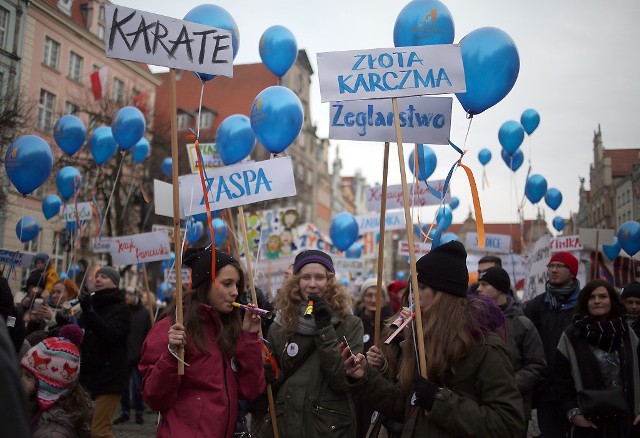 Protest przeciwko likwidacji Pałacu Młodzieży, 31 stycznia 2015 r.