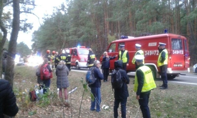 Wypadek w Żeraniu Małym, 27.10.2019