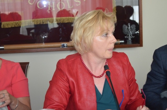 Dorota Gromowska, była starosta na sesji złożyła oświadczenie.
