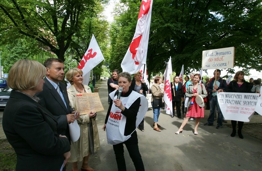 Pikieta nauczycieli