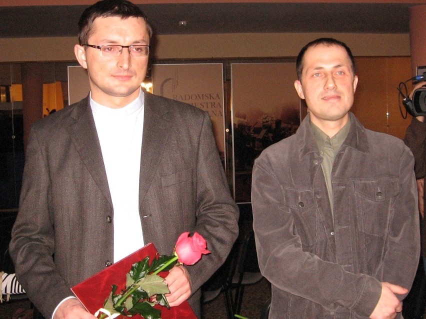 Szczepan Kowalik(z lewej)  i Michał Sobol zostali laureatami...