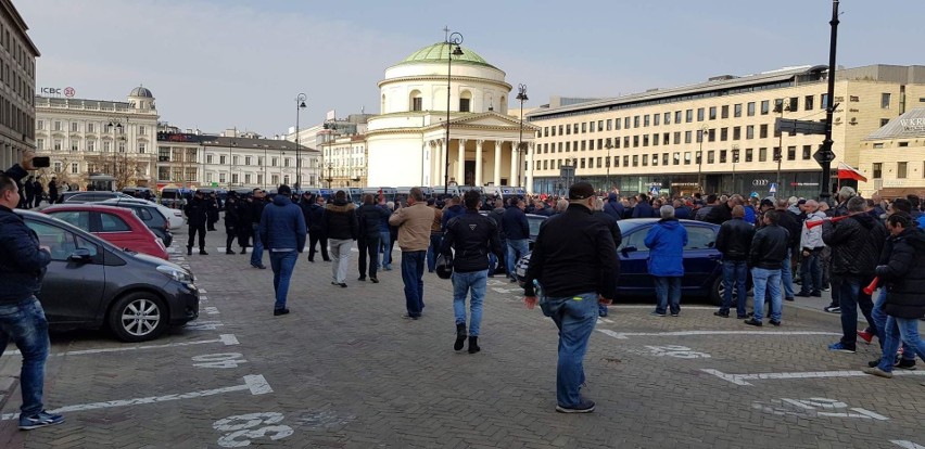 Strajk taksówkarze 2019....