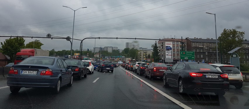 Katowice Ulica Renców, czyli Drogowa Trasa Średnicowa (DW...