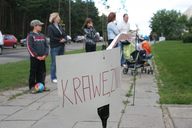 Protest na ul. Kapitulnej