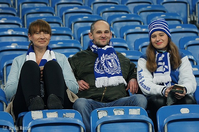 Lotto Ekstraklasa. W obecności 15 943 widzów, Lech Poznań pokonał w niedzielę Śląsk Wrocław (3:0). Zobaczcie zdjęcia kibiców z tego spotkania!