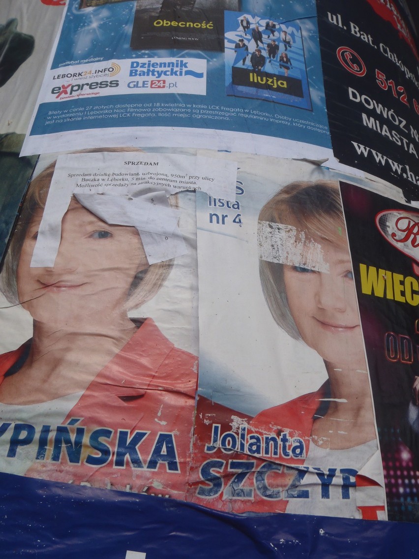 W Lęborku trwa wojna na plakaty wyborcze [ZDJĘCIA] 