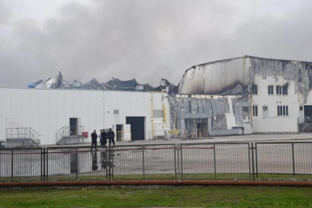 Wielki pożar zakładu firmy Iglotex w Skórczu, 27.05.2019