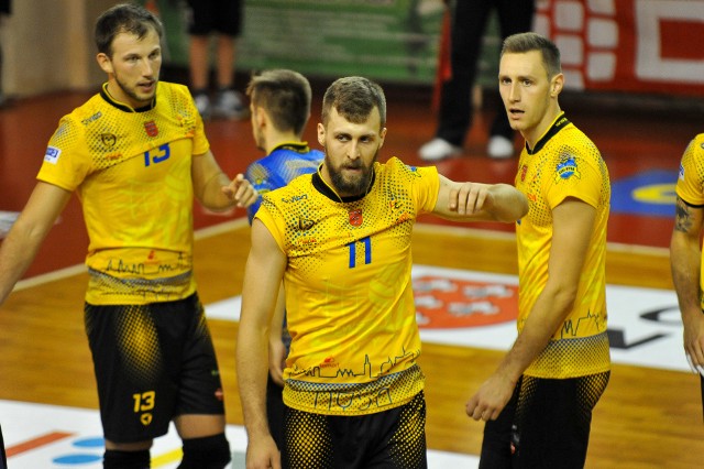 Michał Makowski (od lewej), Mateusz Piotrowski i Arkadiusz Olczyk walnie przyczynili się do wygranej naszego zespołu.