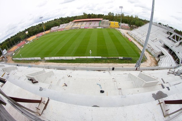 Stadion miejski przy ulicy Słonecznej.