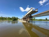 Operacja specjalna na budowie mostu w Sandomierzu [ZDJĘCIA]