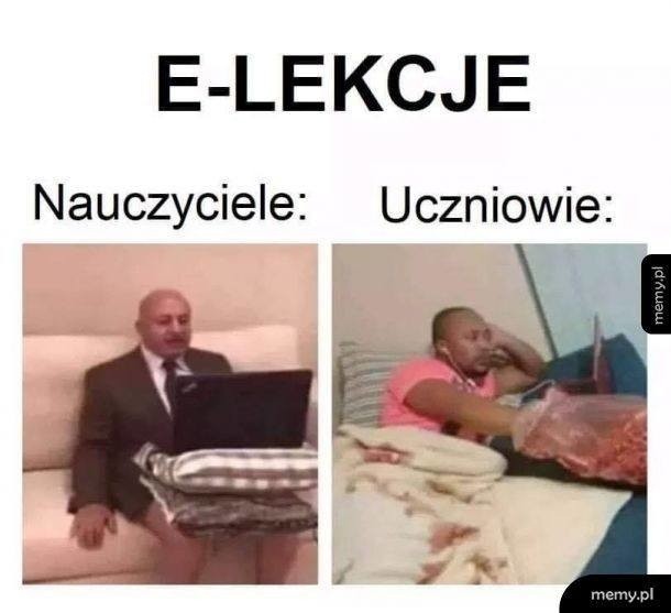 Zdalne nauczanie - odsłona druga. Zobacz najlepsze memy z...