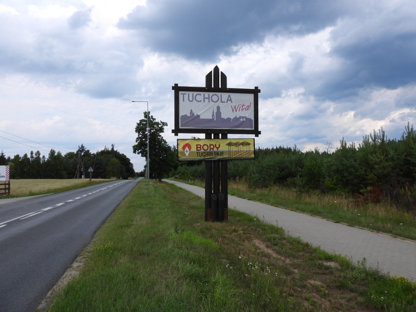 Tuchola to stolica Borów Tucholskich, tak też trzeba witać...