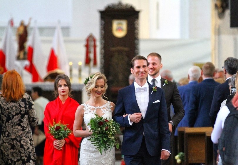 Ślub Kacpra Płażyńskiego i Natalii Nitek, Gdańsk, 5 maja...