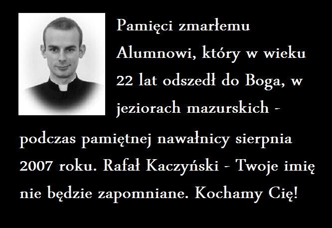 Tragiczna śmierć młodego kleryka. Pamiętajmy o Rafale - prosi jeden z jego kolegów. Obejrzyj zdjęcia i film