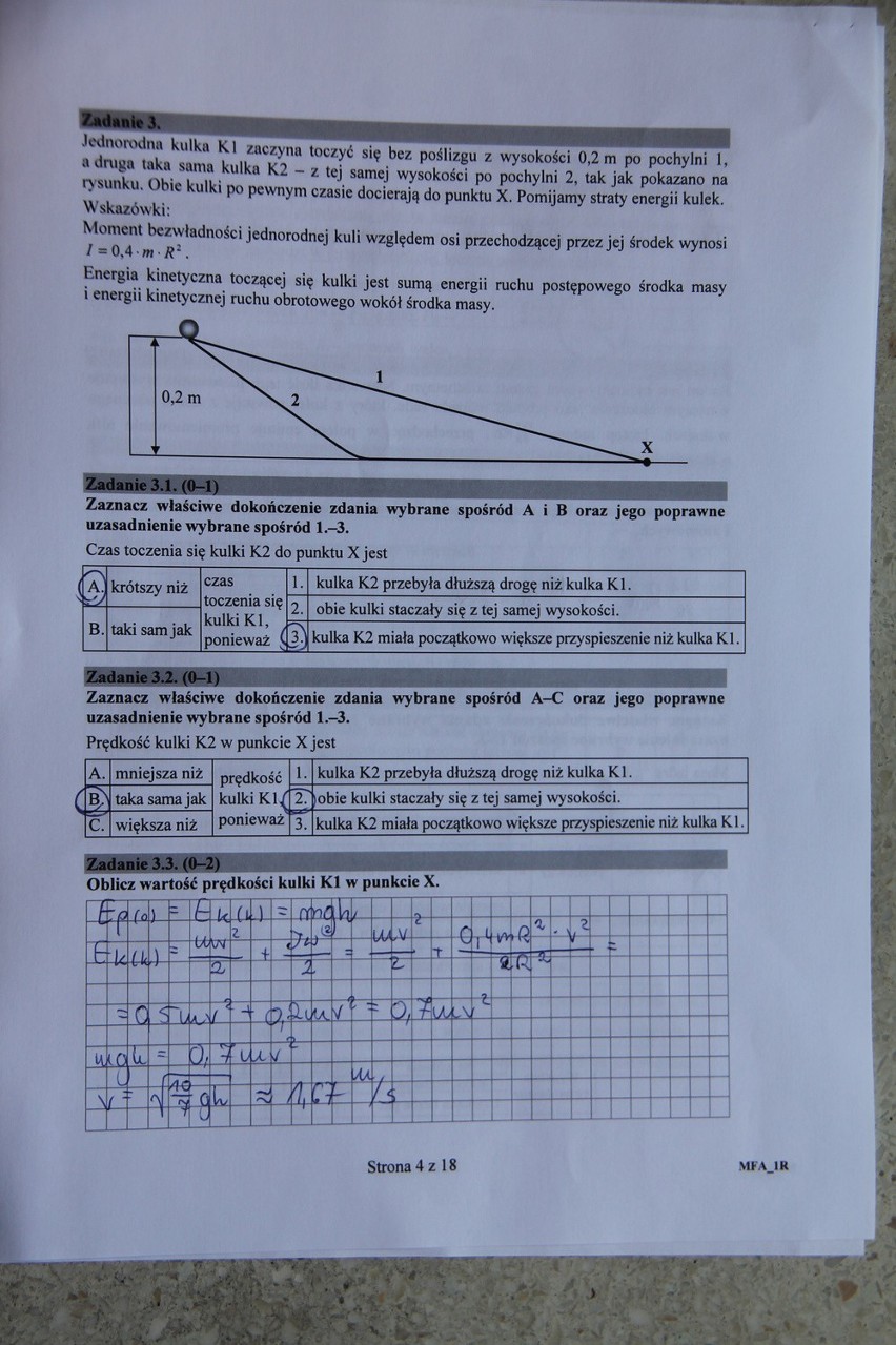 Matura 2016: FIZYKA [ODPOWIEDZI, ARKUSZ CKE]