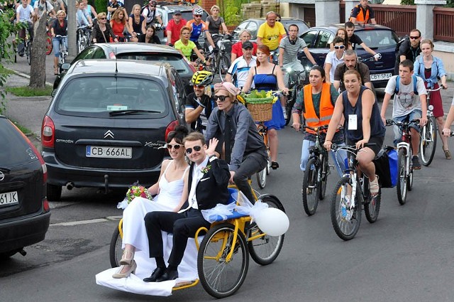 Dzisiejszy rzejazd Bydgoskiej Masy Krytycznej był wyjątkowy. 