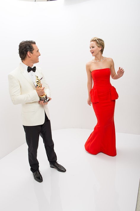 Matthew McConaughey i Jennifer Lawrence (fot. Todd Wawrychuk...