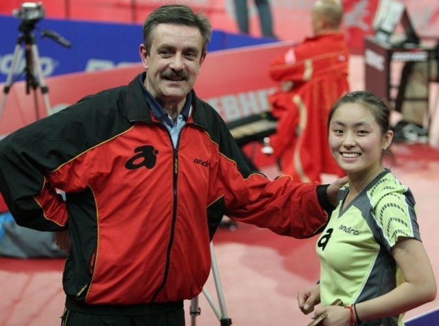 Gwiazda Li Qian świeciła w Düsseldorfie pełnym blaskiem, a trener Zbigniew Nęcek był dumny ze swojej podopiecznej.