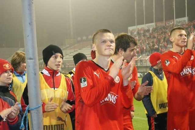 Darvydas Sernas zdobył zwycięską bramkę dla Widzewa. Było to 12 trafienie Litwina w tym sezonie.