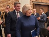 Wicepremier Ukrainy Iryna Wereszczuk na konferencji o dyplomacji samorządowej w Łodzi. Spotkanie w sali teatralnej Grand Hotelu