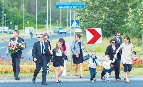 Rondo Władysłąwa Husejki u zbiegu ulic Mieszka I i BoWiD w Koszalinie.