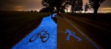Ta ścieżka rowerowa świeci w nocy! Pierwsza taka w Polsce