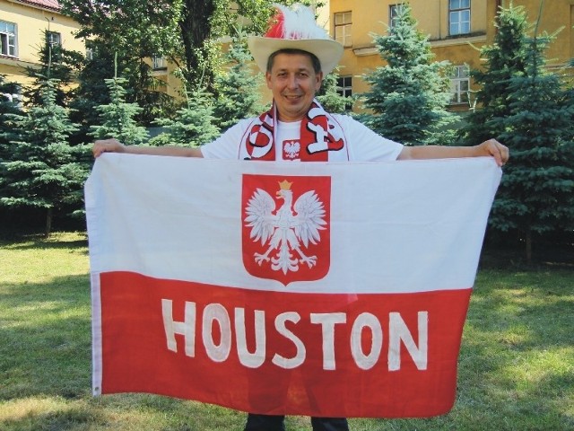 Andrzej Szpak z Houston w USA ponad rok przygotowywał się do kibicowania Polsce na UEFA Euro 2012.