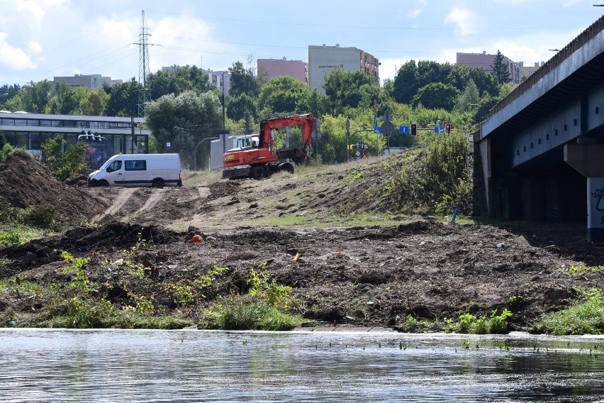 02.09.2021 bydgoszcz  przebudowa mostu miedzy torunska i...