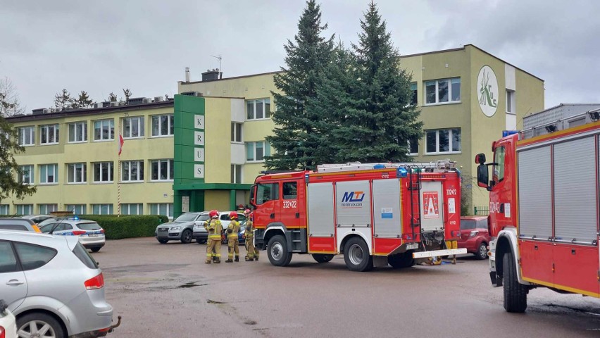 Akcja strażaków na ul. Słowiańskiej w Koszalinie