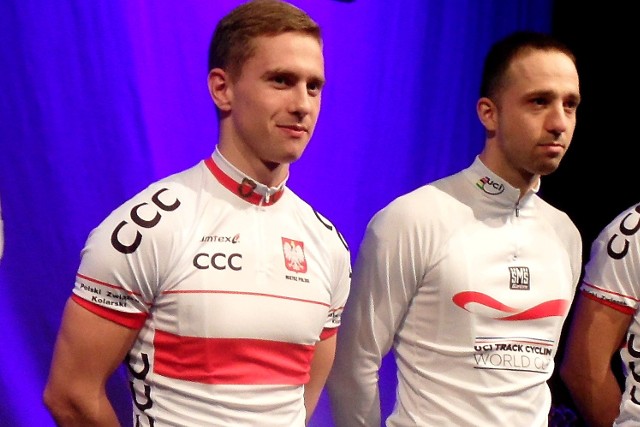 Krzysztof Maksel (Stal Grudziądz, z prawej) to zwycięzca Pucharu Świata w sezonie 2013/14 i będzie walczyć w tej edycji o jak najwyższe miejsce, podobnie jak Grzegorz Drejgier.