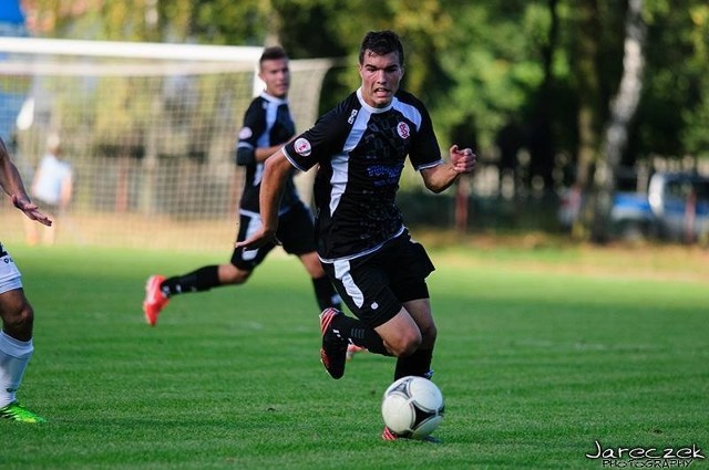 Przemysław Różycki, pomocnik Łódzkiego Klubu Sportowego.