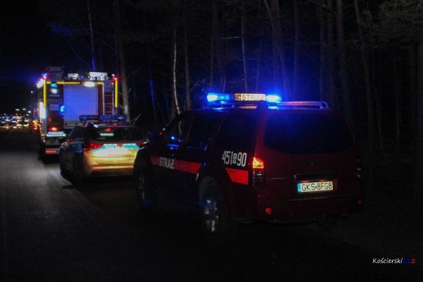 Tragiczny wypadek w Olpuchu koło Kościerzyny 17.02.2019. Nie...