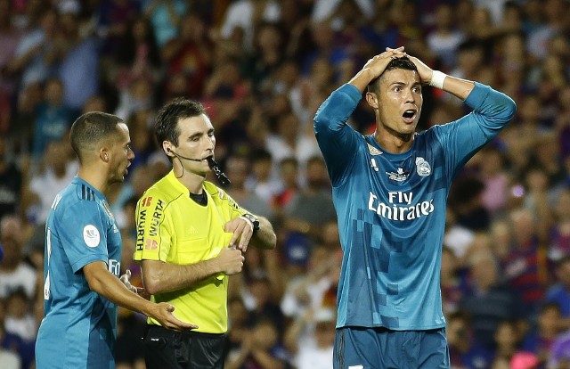 Cristiano Ronaldo na Camp Nou zdobył bramkę i zobaczył czerwoną kartkę