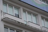 W Hotelu Energetyk w Kozienicach oberwała się balustrada balkonowa