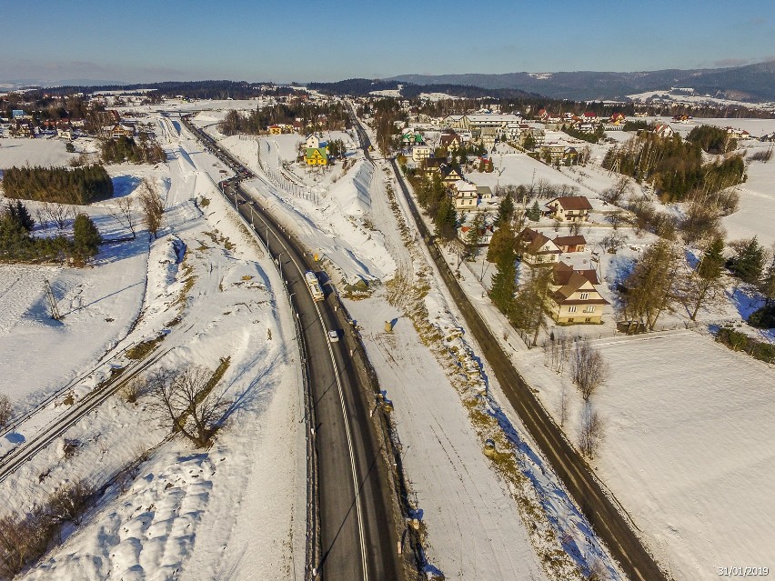 Budowa zakopianki. Budowlańcom zima nie jest straszna, nowa trasa coraz bliżej!