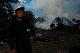 W Łukawach koło Żar spłonęło 400 belek słomy
