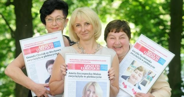 Urszula Chudak, Aneta Szczepocka-Walas i Cecylia Taczkowska - Kobiety Przedsiębiorcze 2014.