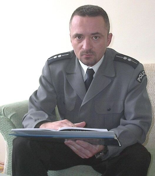 Wiesław Kluk, rzecznik prasowy Komendy Policji w Mielcu
