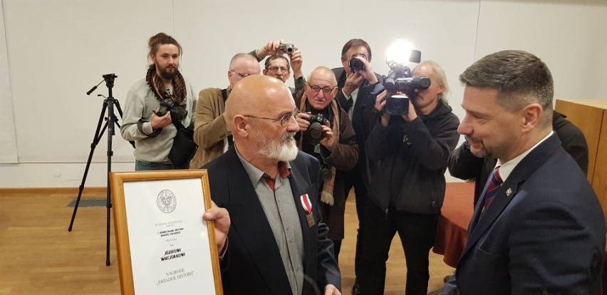 Nagrody "Świadek Historii" dla osób zasłużonych dla upamiętniania w regionie historii narodu polskiego