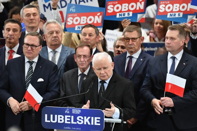 Jarosław Kaczyński ostrzegał w Lublinie przed powrotem rządów Donalda Tuska