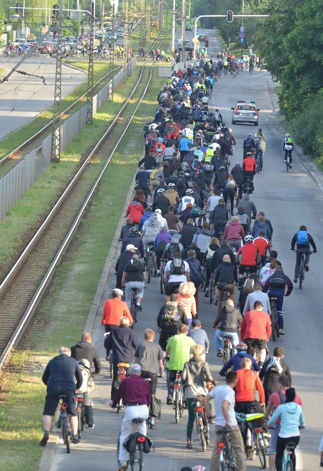 Łódzka Masa Krytyczna - maj 2014