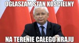 Jarosław Kaczyński ogłasza stan kościelny MEMY. Internauci komentują wystąpienie prezesa PiS 1.11.2020