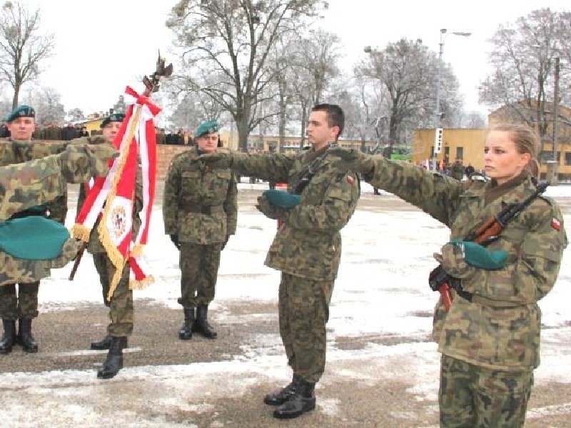 Grudziądz. Przyjechały mamy na przysięgę. Do córek