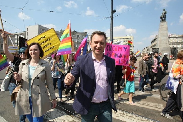 Tomasz Trela jest dumny z udziału w marszu. - Jeszcze jako radny brałem udział w Marszach Równości i nadal mam zamiar brać- mówi.