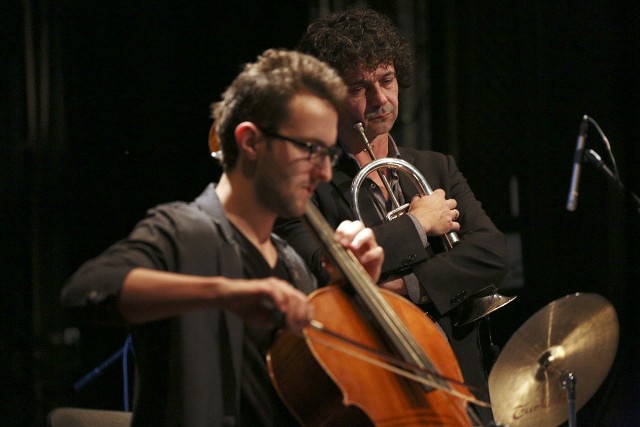 Leszek Kułakowski i Tomasz Stańko wystąpili podczaLeszek Kułakowski i Tomasz Stańko wystąpili podczas XX Komeda Jazz Festival.