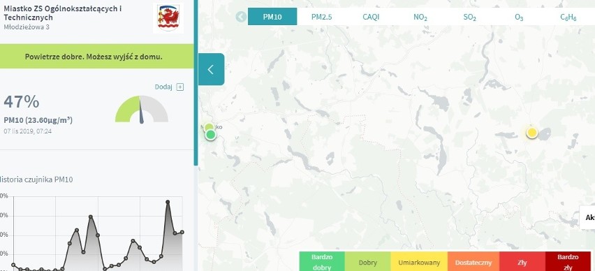 W Miastku zamontowano dwa czujniki powietrza. Sprawdź, czym oddychasz (zdjęcia) 