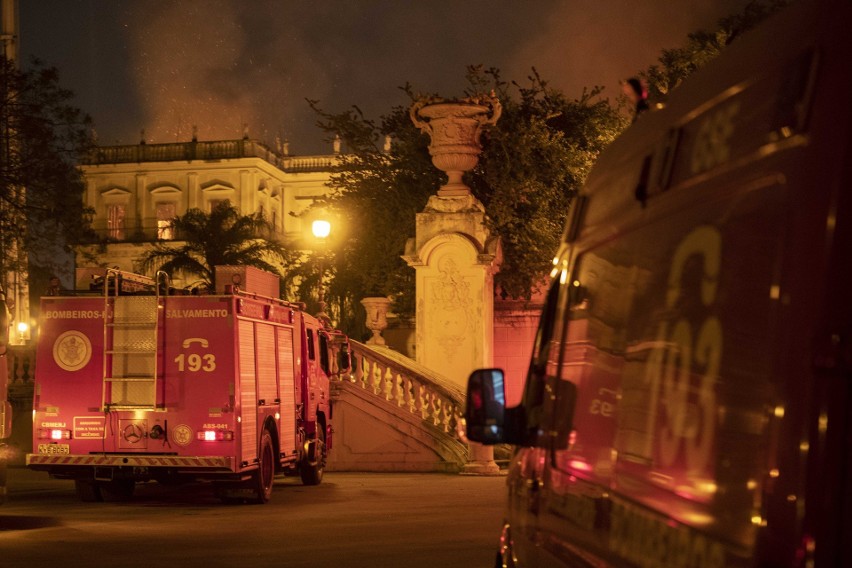 Pożar w Brazylii. Spłonęło Narodowe Muzeum w Rio de Janeiro....