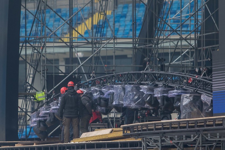 Scena na Sylwestrową Moc Przebojów na Stadionie Śląskim już...